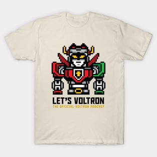 Let's Voltron Podcast (Official Square Logo) T-Shirt